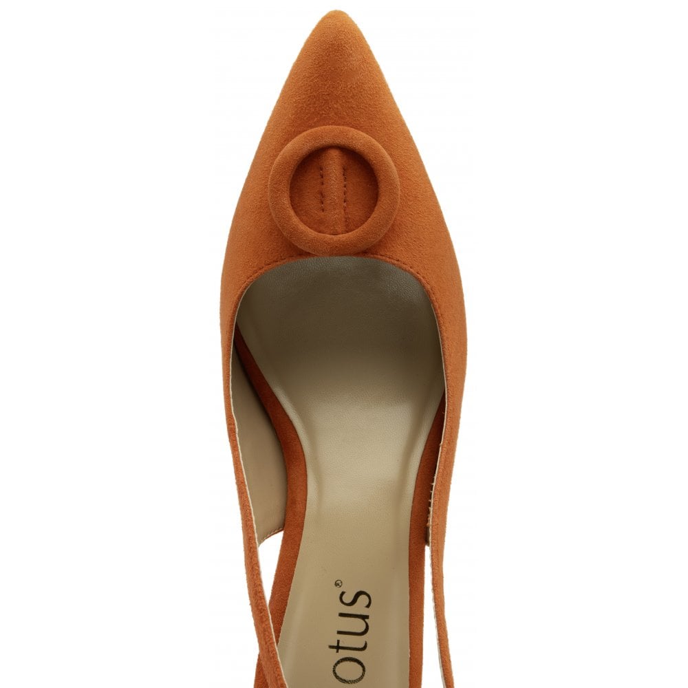 Lotus Occasion Wear Shoe Delfina ULS459 Classic Stiletto Heel Shoe Suede