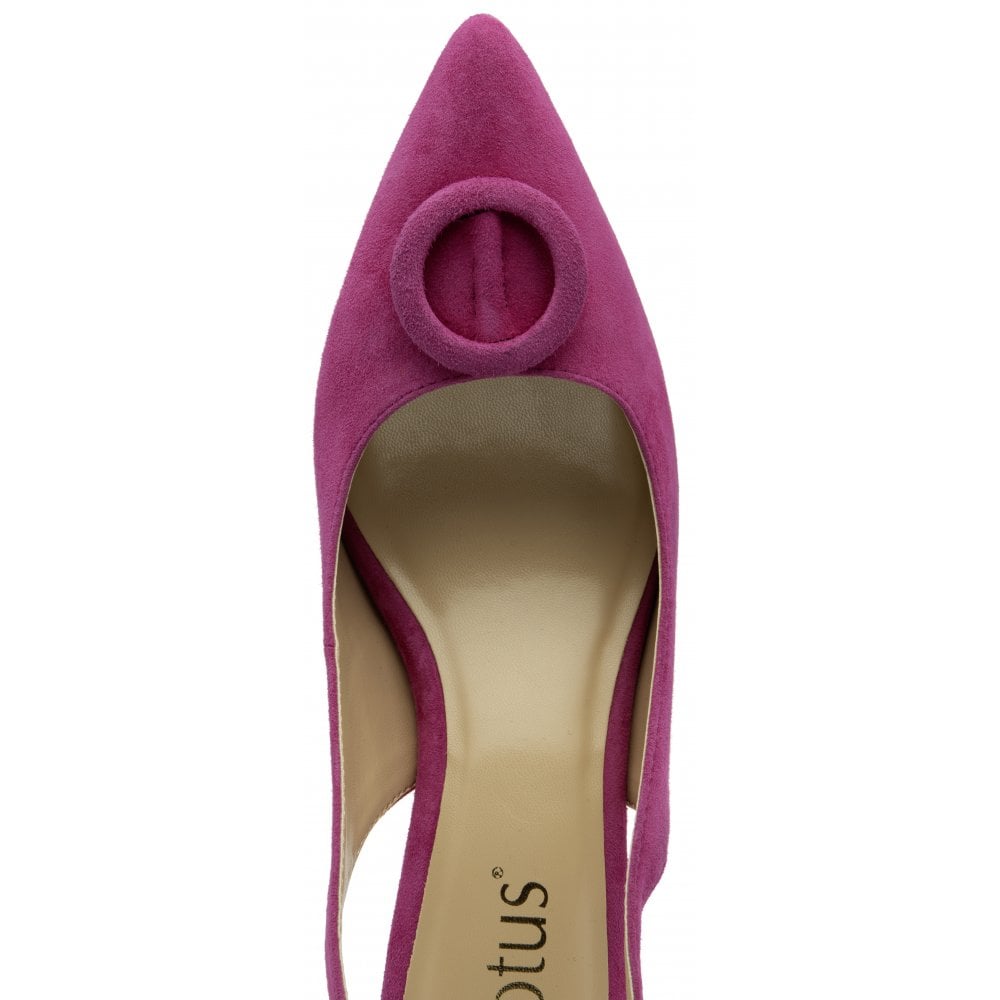 Lotus Occasion Wear Shoe Delfina ULS459 Classic Stiletto Heel Shoe Suede