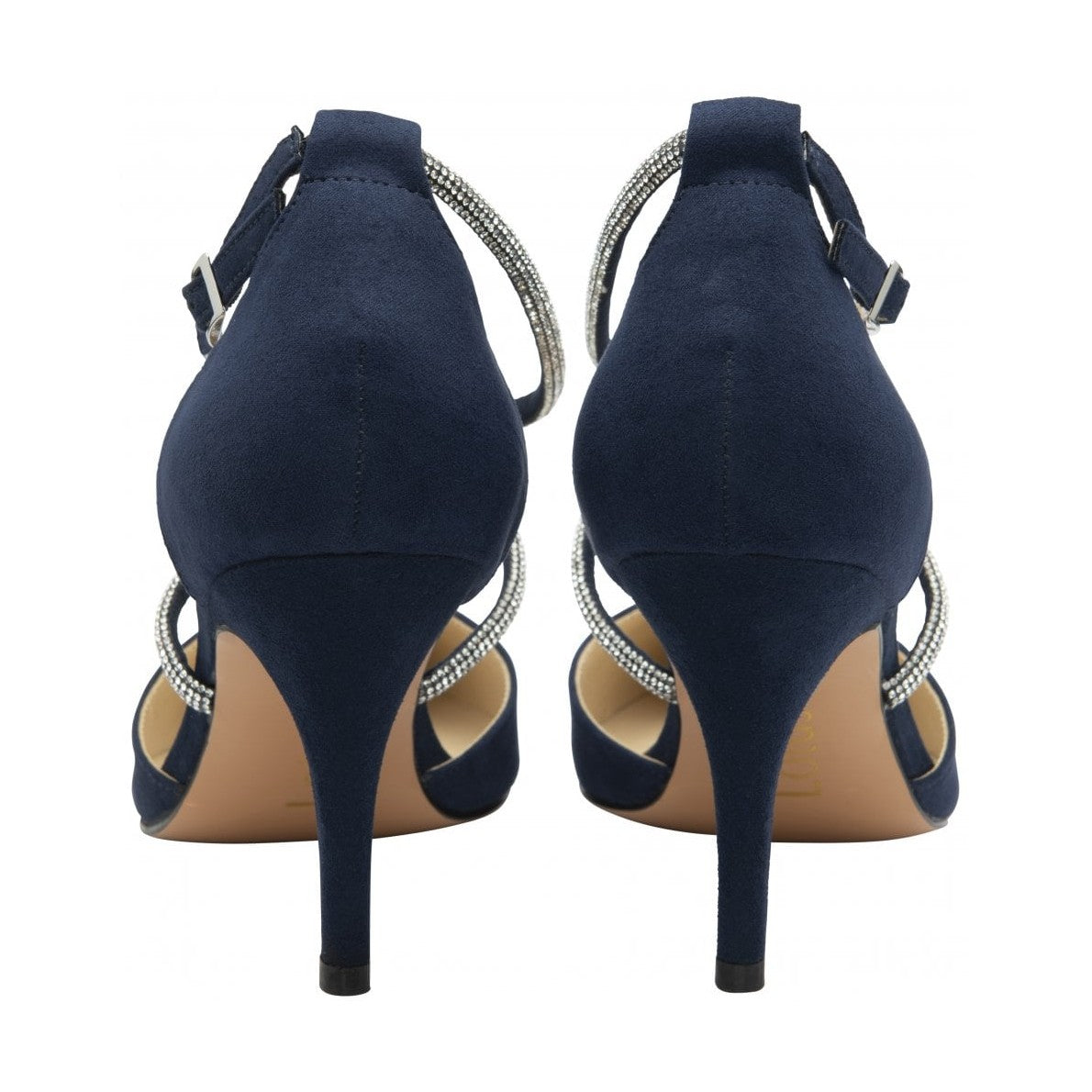 Lotus Occasion Wear court shoe Elissa ULS563 with Stiletto Heel NAVY