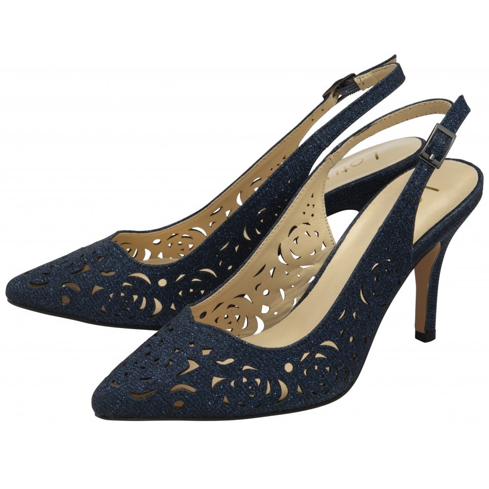 Lotus Occasion Wear Shoe Marisol ULS561 NAVY .