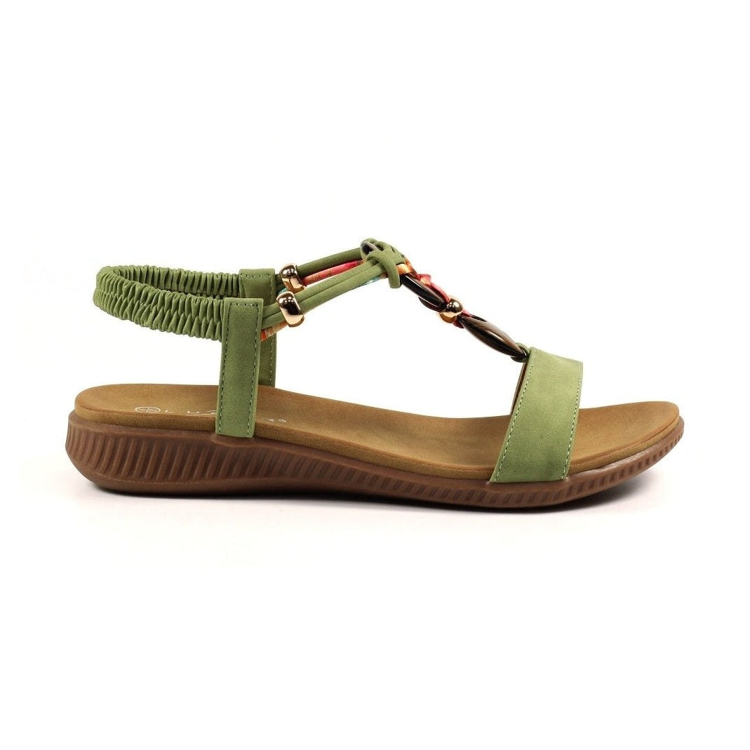 Lunar Brava Comfort Sandal JLH475 KAHKI