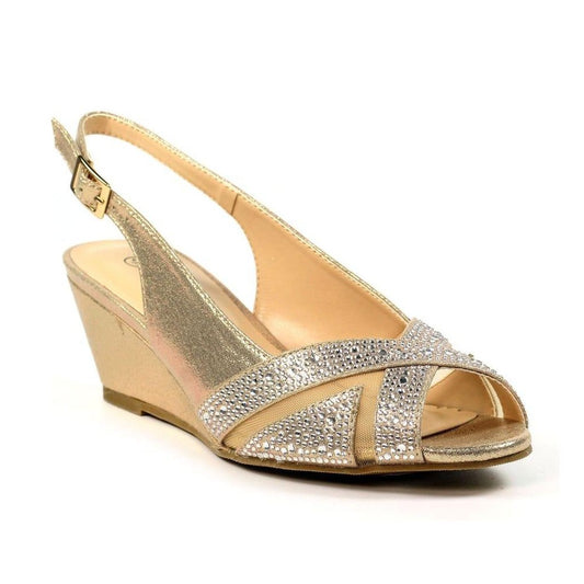 Lunar Emmerline Occasion Wear Shoe Gold FLR06GD