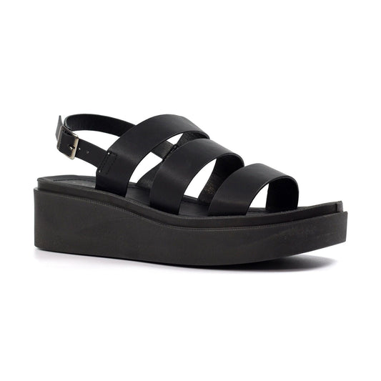 Lunar Lipstick Chunky Sole Sandal BLACK JLC022BK