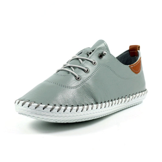 Lunar Plimsoll St Ives GREY FLE030BB