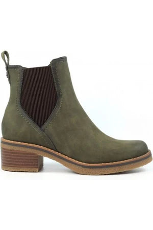 Lunar Tonia Glc002 GREEN Chelsea Boot