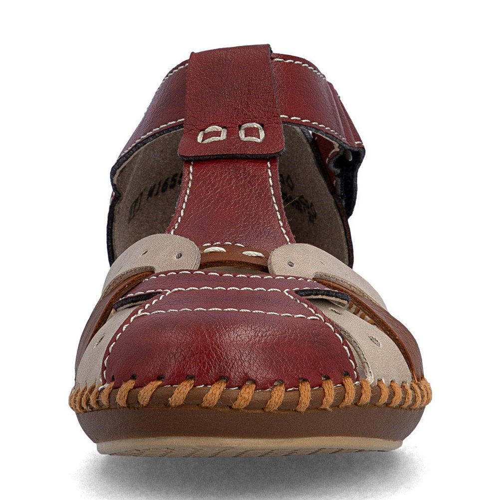 Rieker Casual Sandal Shoe M1655-34 RED