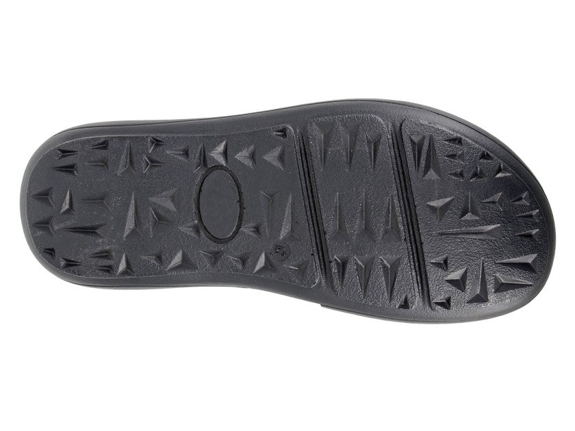 Roamers M487 BROWN Leather Slip On Mule Sandal