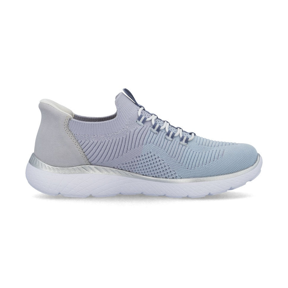 Rieker M5066 BLUE Hands Free Slip On Trainer M5066-30