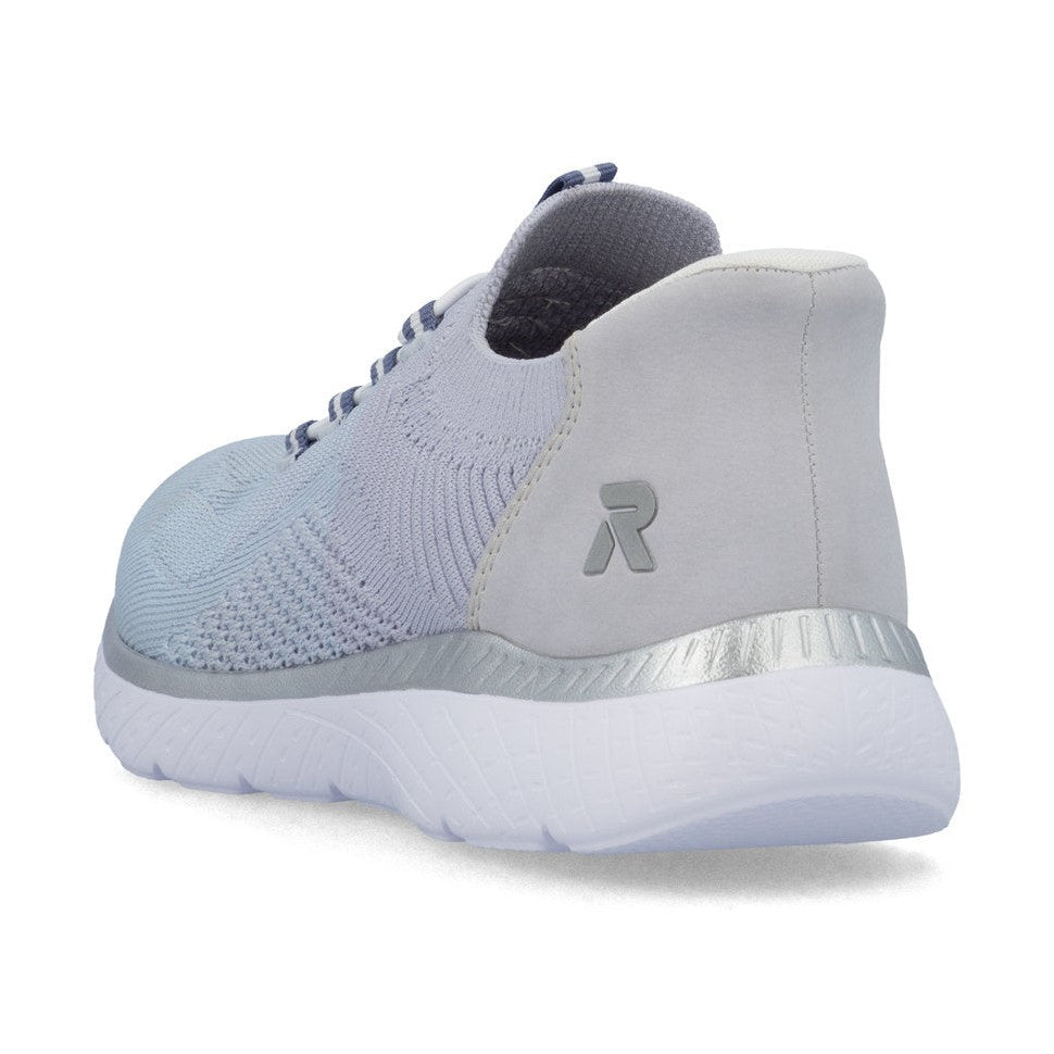 Rieker M5066 BLUE Hands Free Slip On Trainer M5066-30