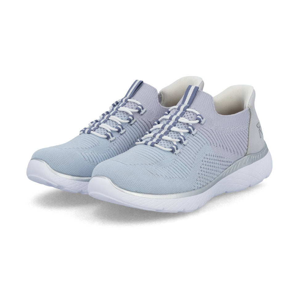 Rieker M5066 BLUE Hands Free Slip On Trainer M5066-30
