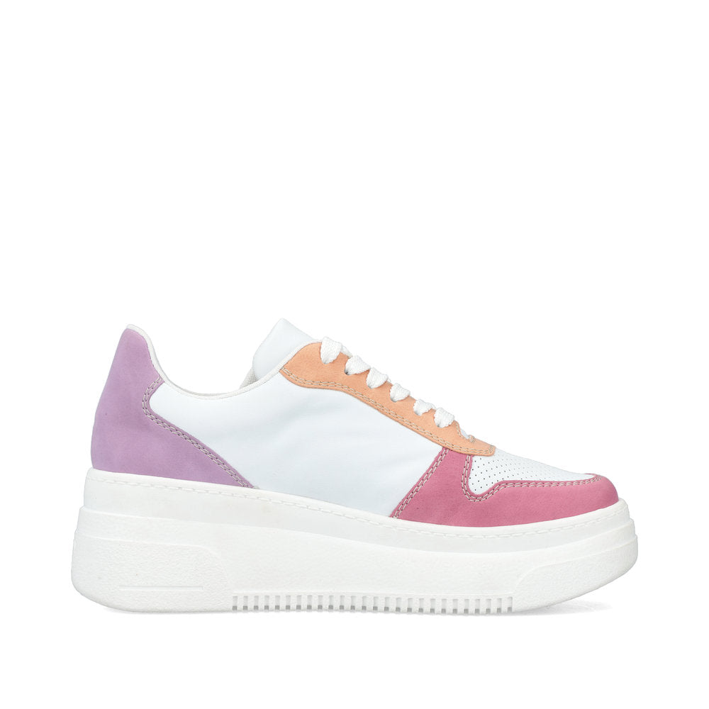 Rieker Platform Trainer M7814-90 WHITE MULTI
