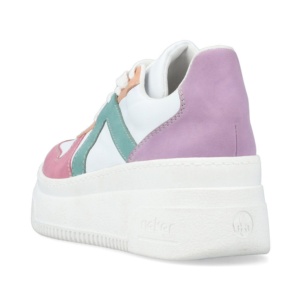 Rieker Platform Trainer M7814-90 WHITE MULTI