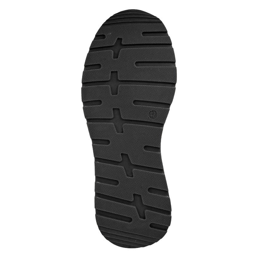 Route 21 M854 BLACK Soft Leather Trainer Style Shoe With Zip M854A