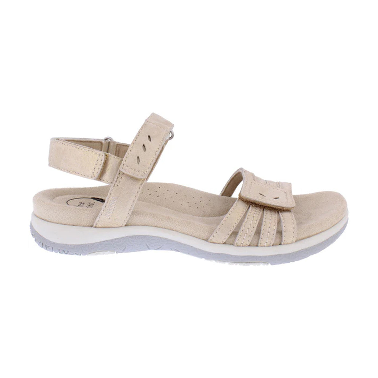 Earth Spirit Maddy CHAMPAGNE Touch Fastening Comfort sandal