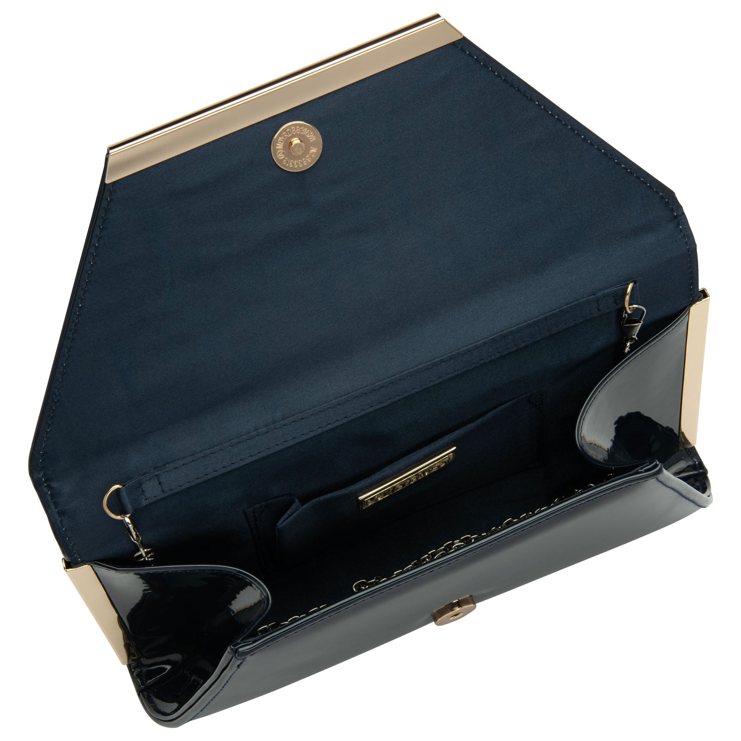 Lotus Bag to match Aubrey Martha NAVY PAT ULG057