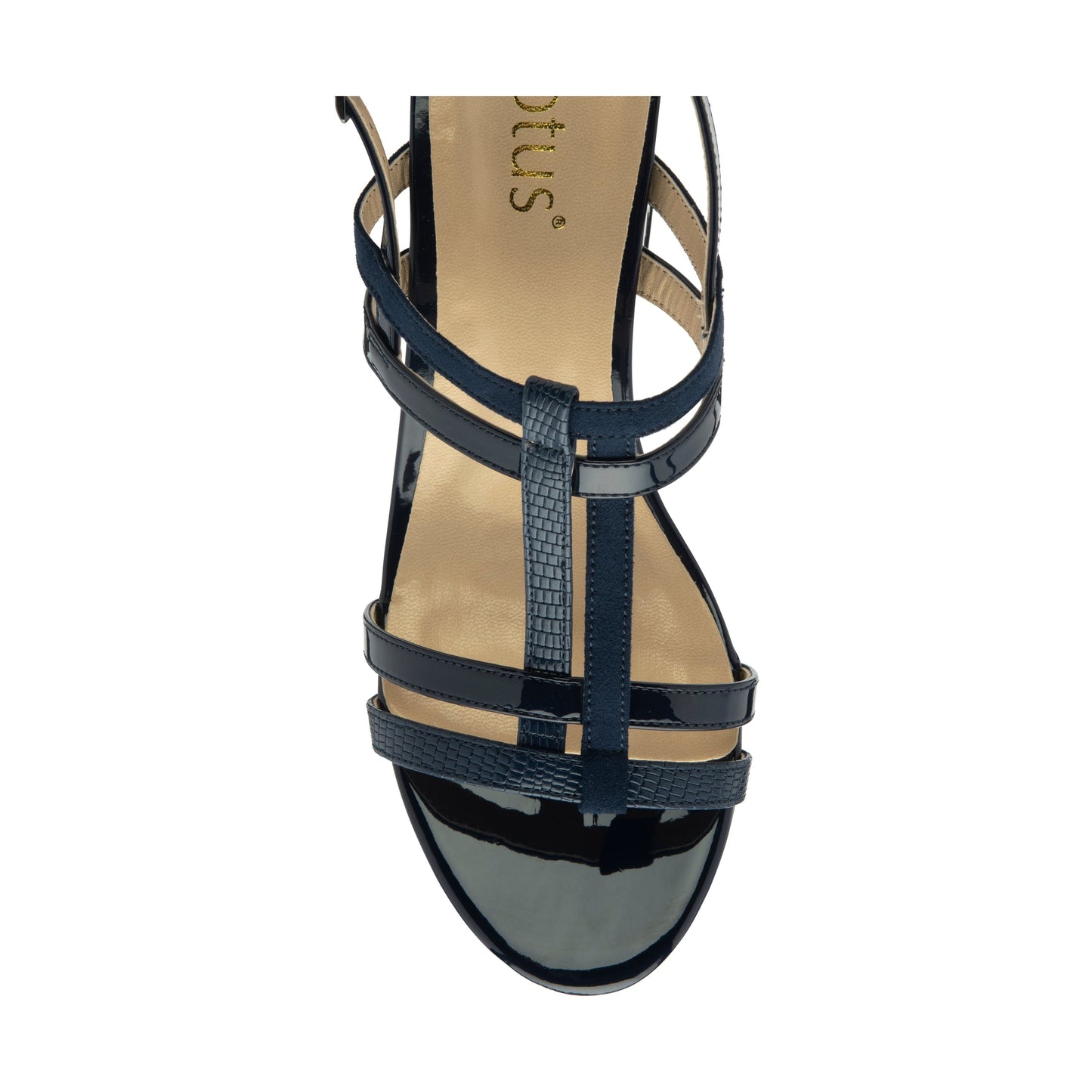 Lotus Mirella NAVY Block Heel Dress Sandal ULS450