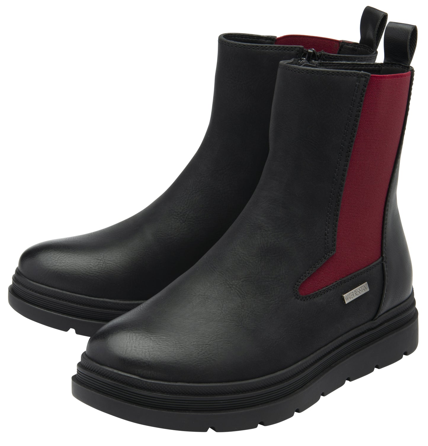 Lotus Boot ULB388 Monty Waterproof Chelsea Style Ankle Boot BLACK ULB388