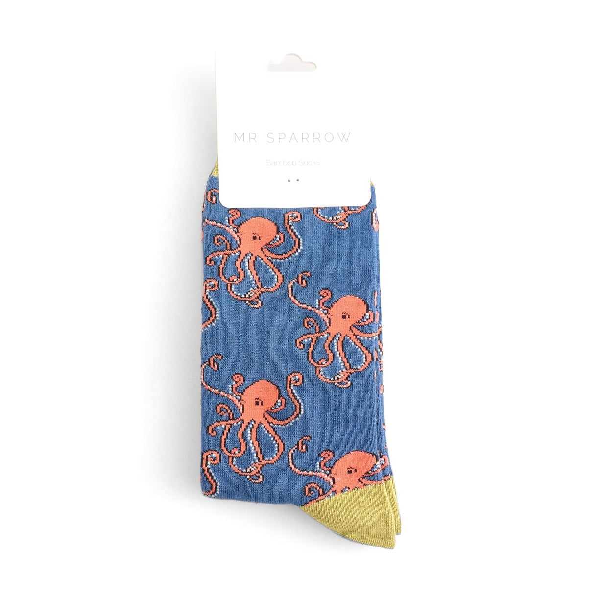 Mr Sparrow Bamboo Socks Octopus NAVY MR036