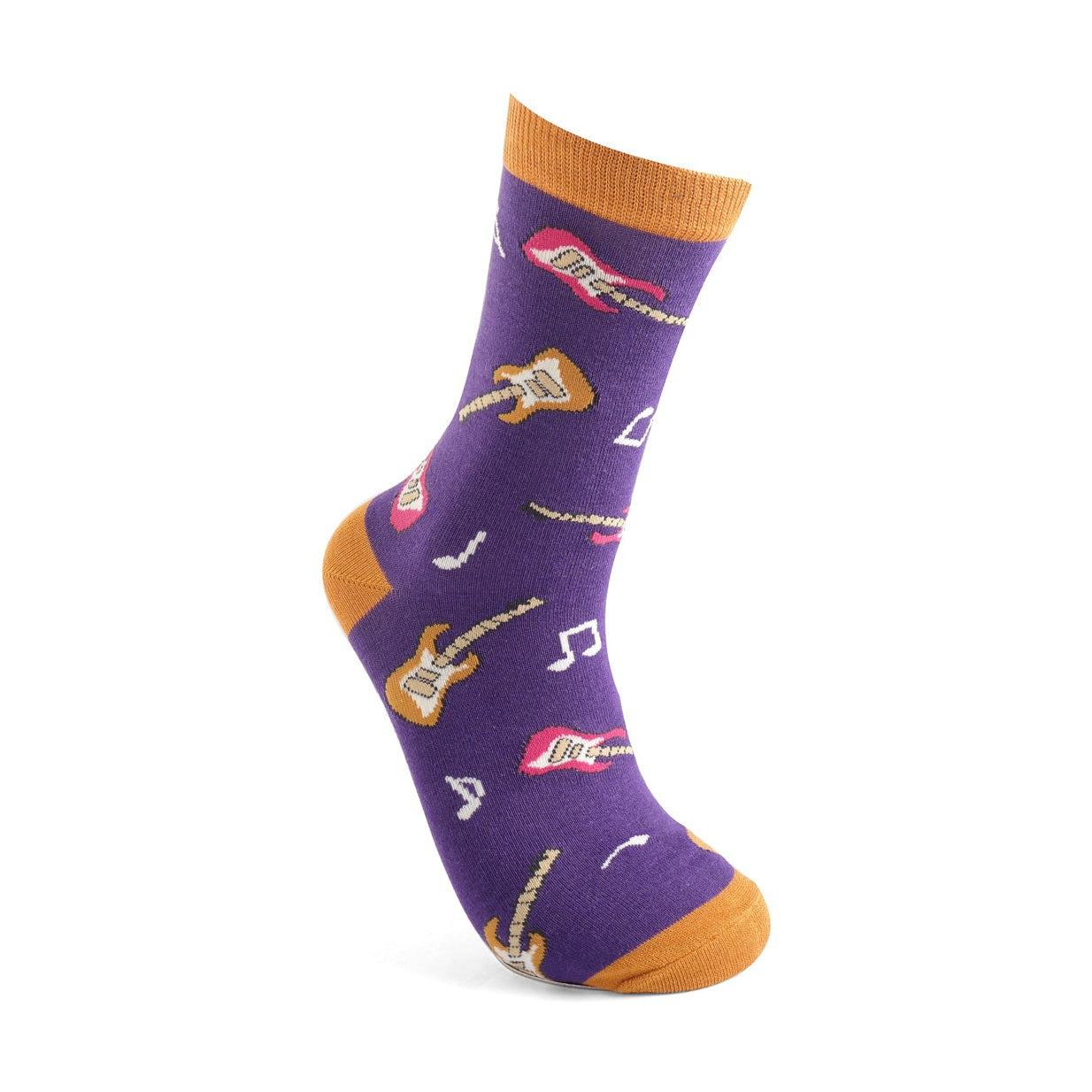 Mr Sparrow Guitars PURPLE Quality Bamboo Socks MR058