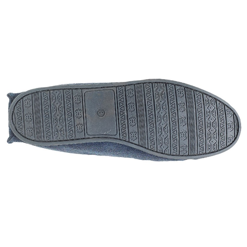 Products Mokkers M245 Bruce Navy Suede Leather Moccassin Slipper
