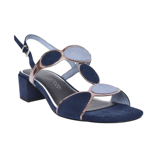 Marco Tozzi 28230-89 NAVY Block Heel Dress Sandal