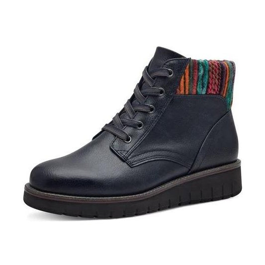 Marco Tozzi Boot 25229-41 Ankle boot with lace and zip NAVY 25229-41