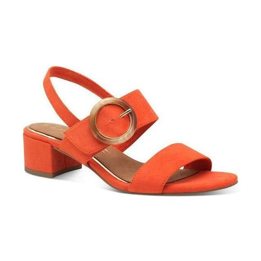 Marco Tozzi 28202-44 Block Heel Touch Fastening Shoe CARROT