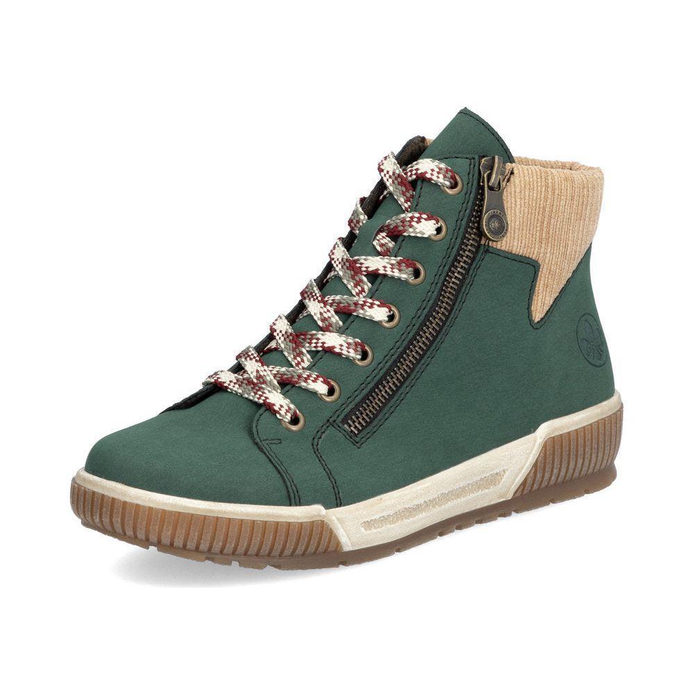Rieker N0709 GREEN Trainer Style Ankle Boot N0709-54