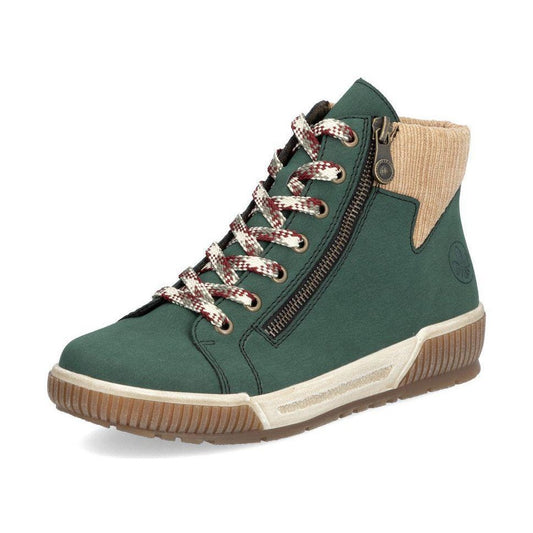 Rieker N0709 GREEN Trainer Style Ankle Boot N0709-54