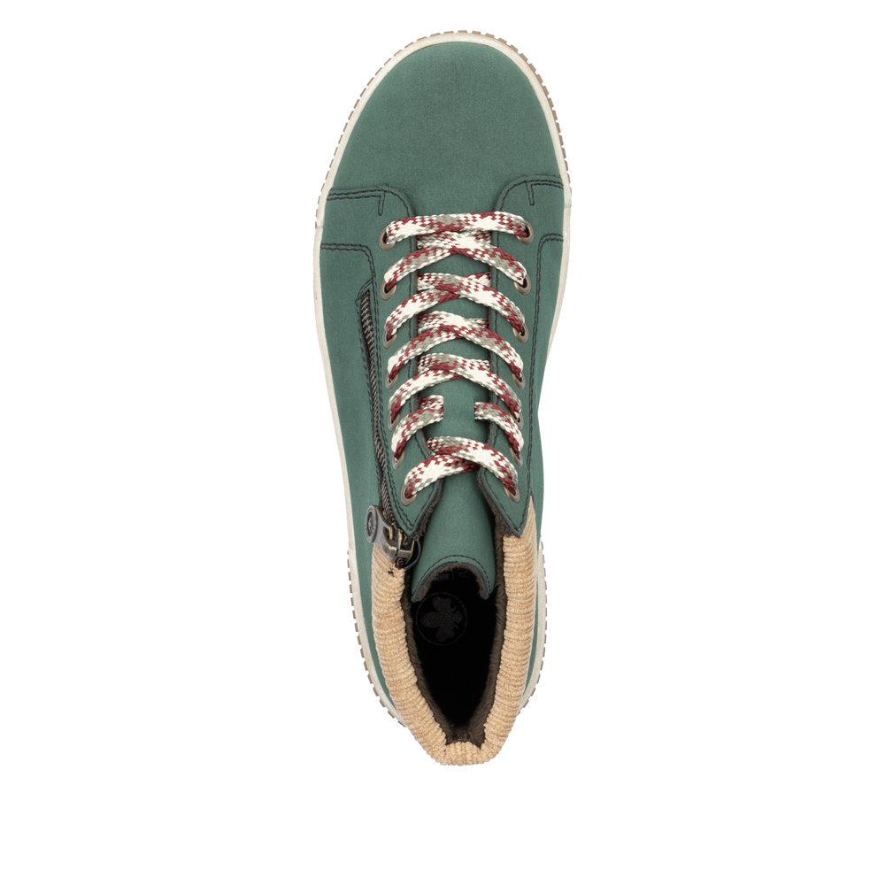 Rieker N0709 GREEN Trainer Style Ankle Boot N0709-54