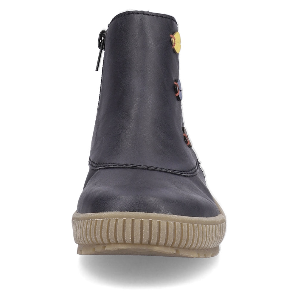 Rieker Ankle Boot with Zip N0751-14 OCEAN