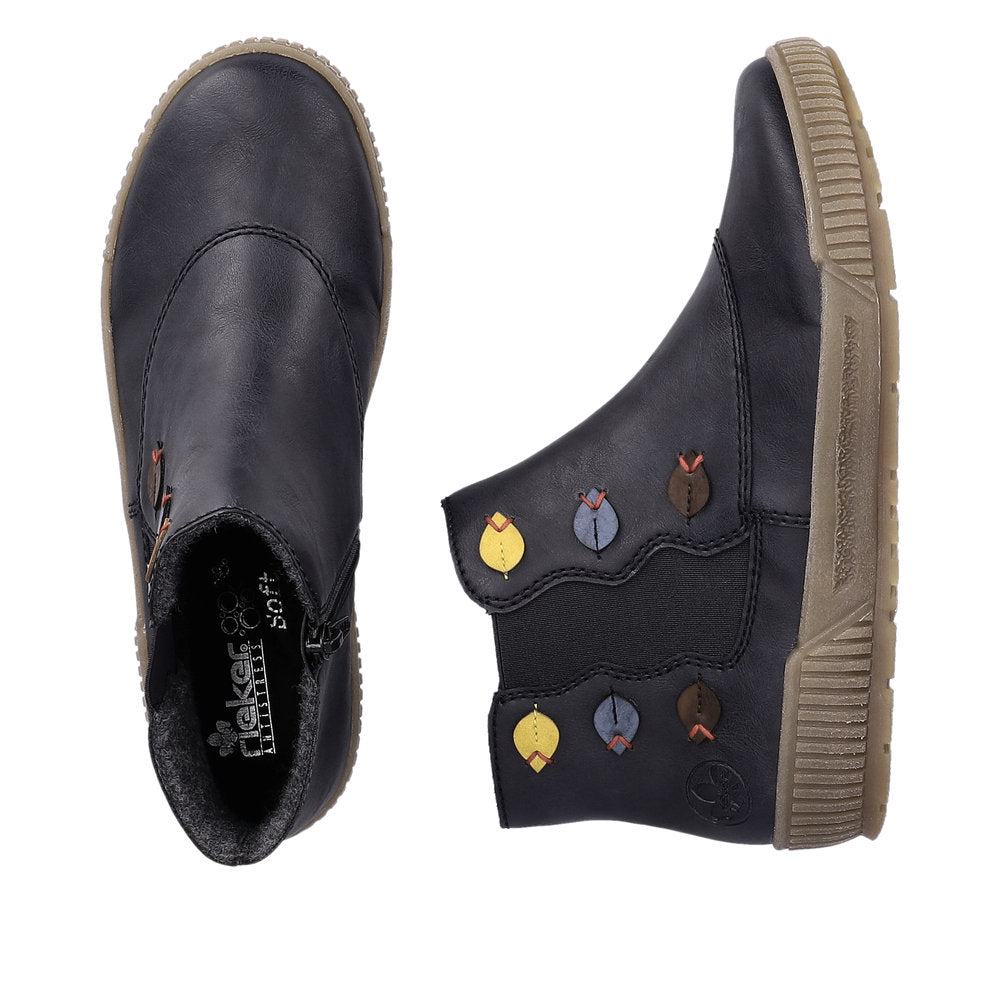 Rieker Ankle Boot with Zip N0751-14 OCEAN