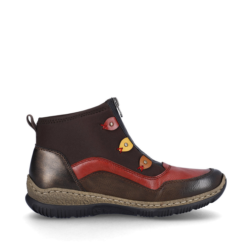 Rieker Ankle Boot with zip N3277 BROWN N3277-25
