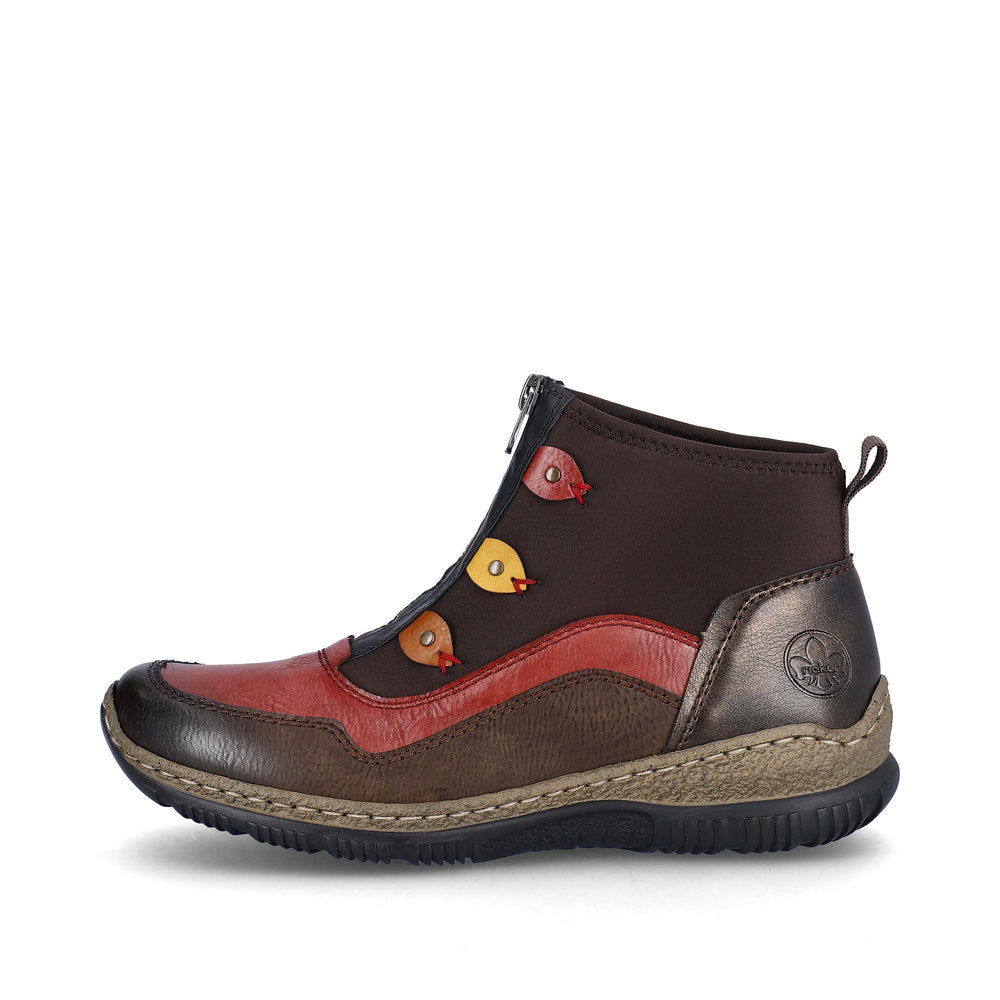 Rieker Ankle Boot with zip N3277 BROWN N3277-25