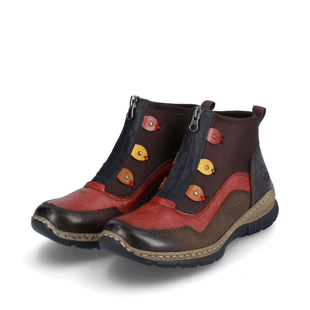 Rieker Ankle Boot with zip N3277 BROWN N3277-25