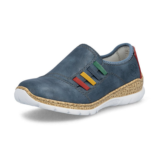 Rieker Casual Slip-on Shoe N4264-14 NAVY