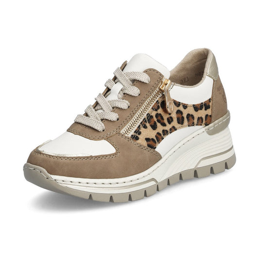 Rieker Smart Wedge Trainer N8308-64 BEIGE COMBO