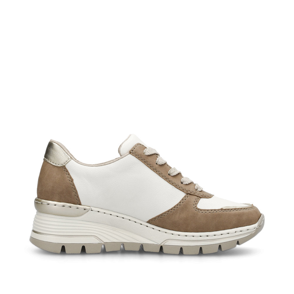 Rieker Smart Wedge Trainer N8308-64 BEIGE COMBO
