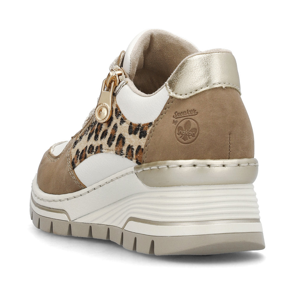 Rieker Smart Wedge Trainer N8308-64 BEIGE COMBO
