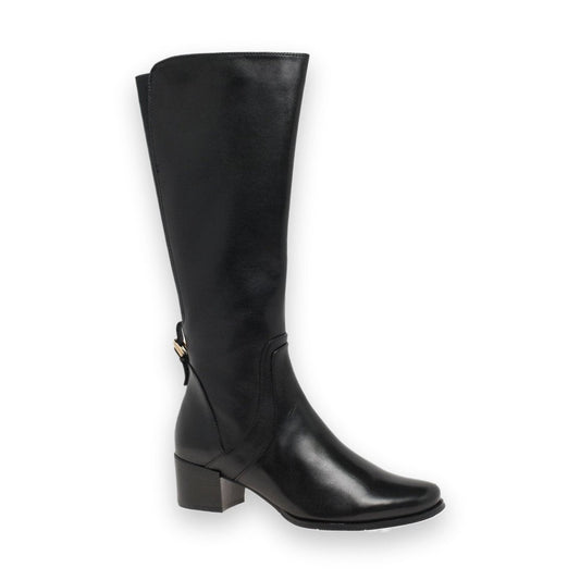 Regardez Le Ceil Jolene-22 BLACK Classic Soft Leather Long Boot