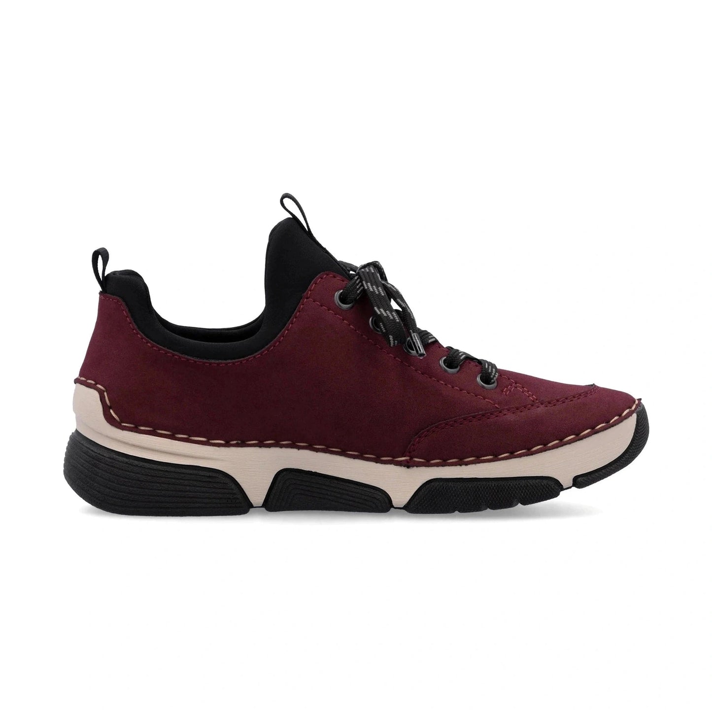 Rieker 45973 WINE Trainer Style Shoe 45973-35