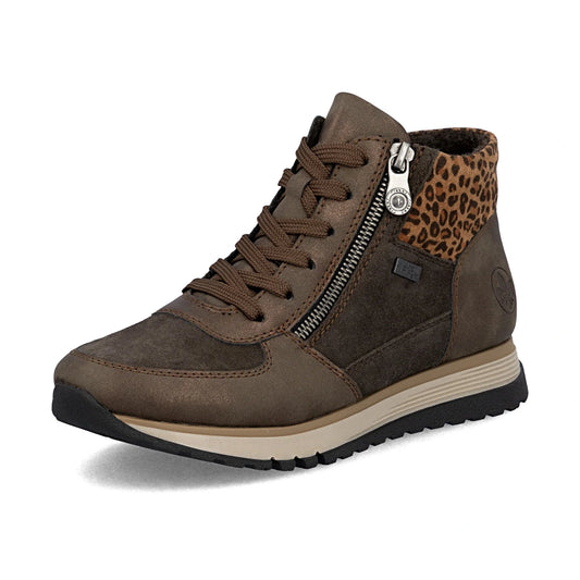 Rieker 49040 BROWN Trainer Style Ankle Boot 49040-24