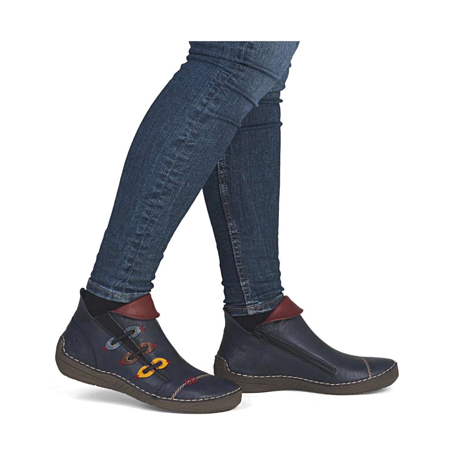 Rieker 72581 NAVY Casual Ankle Boot 72581-14