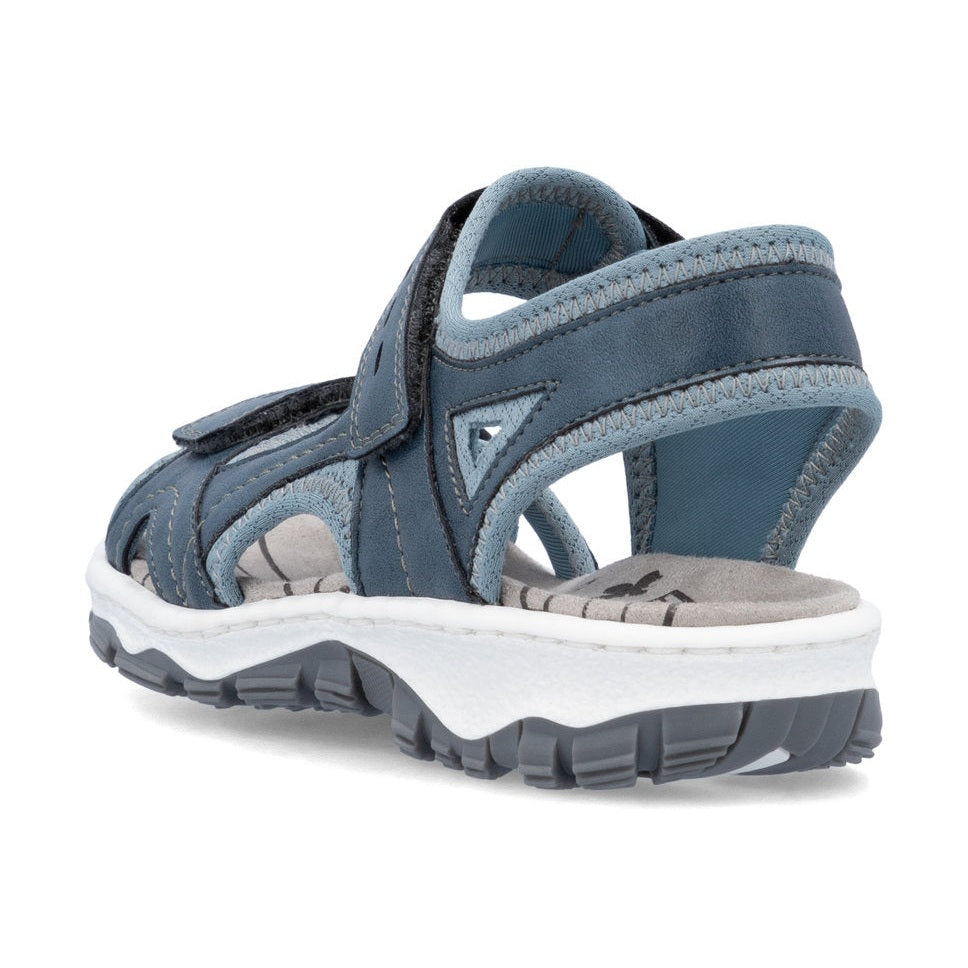 Rieker Casual Walking Sandal 68866-12 BLUE