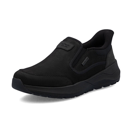 Rieker Men's Casual Shoe Extra Wide Step-in 06052-00 BLACK