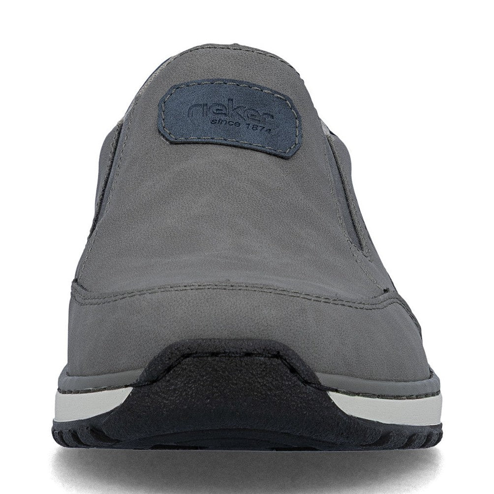 Rieker Men's Extra Wide Casual Slip-on Shoe 03365-42 GREY