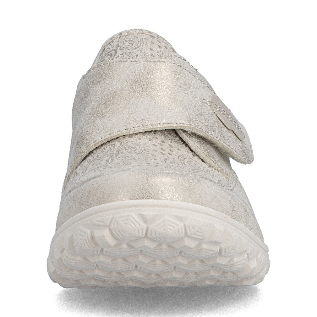 Rieker Touch Fastening Casual Shoe 59552-62 CREAM