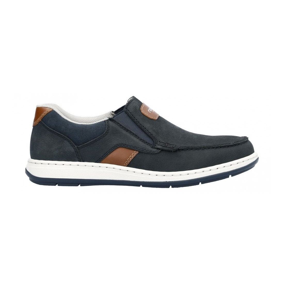 Rieker Men's Casual slip-on shoe 17368-14 NAVY