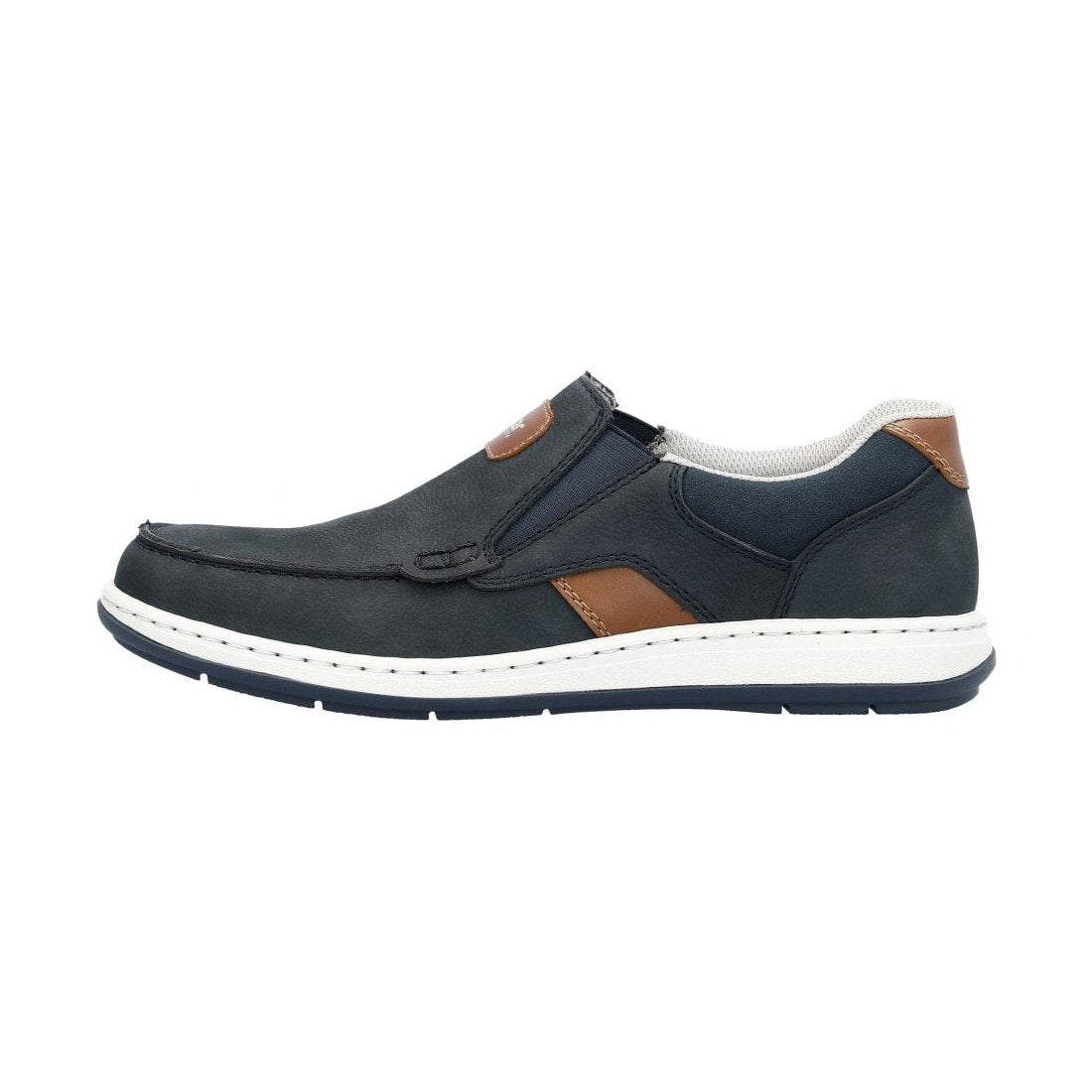 Rieker Men's Casual slip-on shoe 17368-14 NAVY