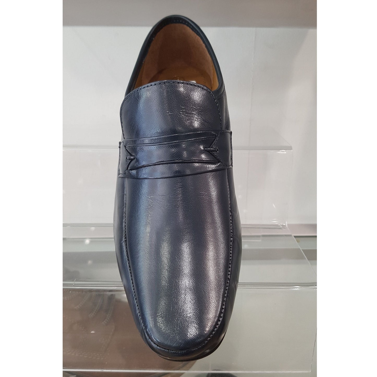 Rombah Wallace Mens Moccasin Loafer Regent Navy